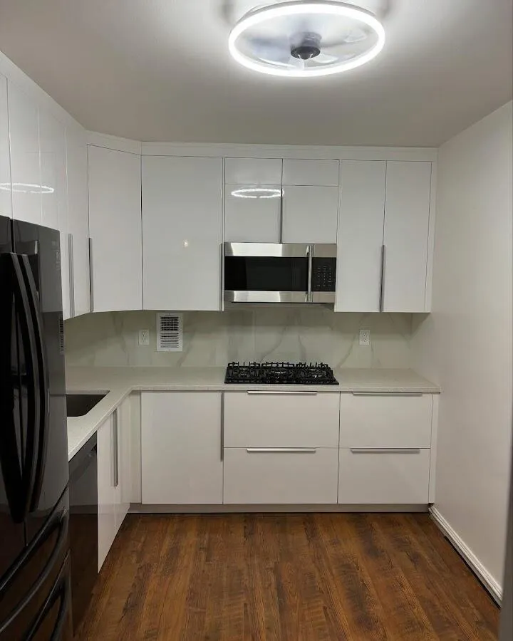 Renovated kitchen with quartz countertops in St. Marys